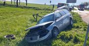 Wypadek na trasie Zielona Góra - Krosno Odrz. Zderzyły się dwie osobówki