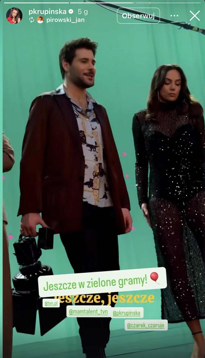 Paulina Krupińska na planie "Mam talent"