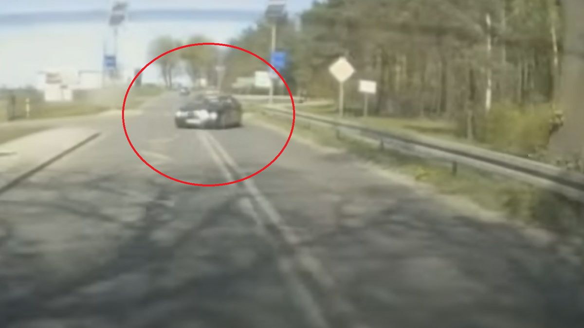 Jeden z drifterów został uwieczniony na nagraniu