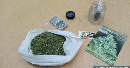 18-latek zatrzymany za posiadanie aż 127 gramów marihuany