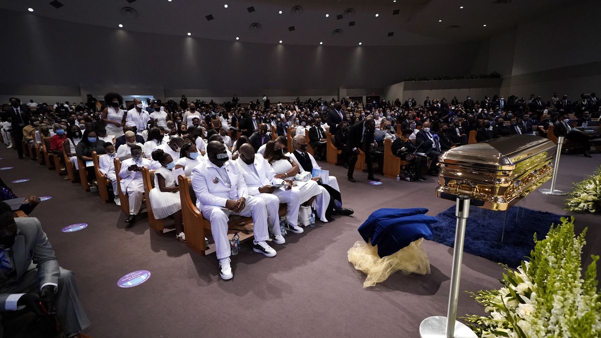 Pogrzeb George'a Floyda.