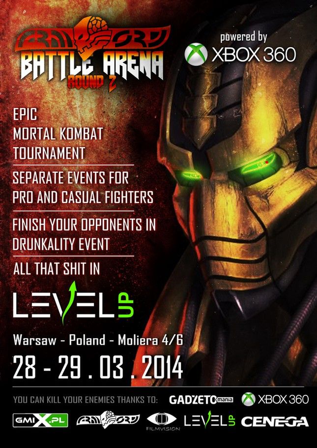 Armory Battle Arena - Round 2. Gadżetomania patronem turnieju Mortal Kombat! 3