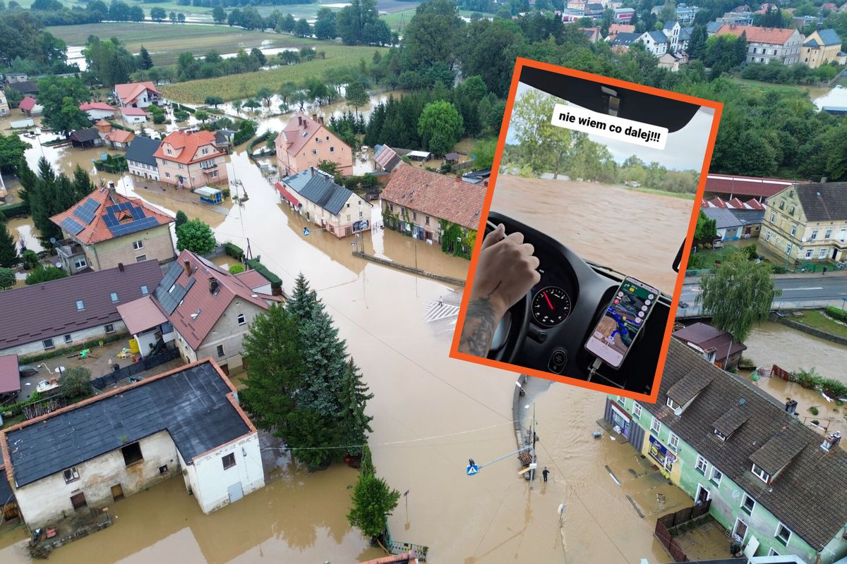 Wjechał busem w środek powodzi. “Został porwany przez nurt”