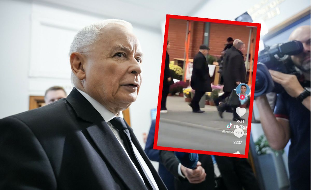 Jarosław Kaczyński, ralph kaminski, cmentarz Ralph Kamiński nagrał Kaczyńskiego. Wymowny komentarz