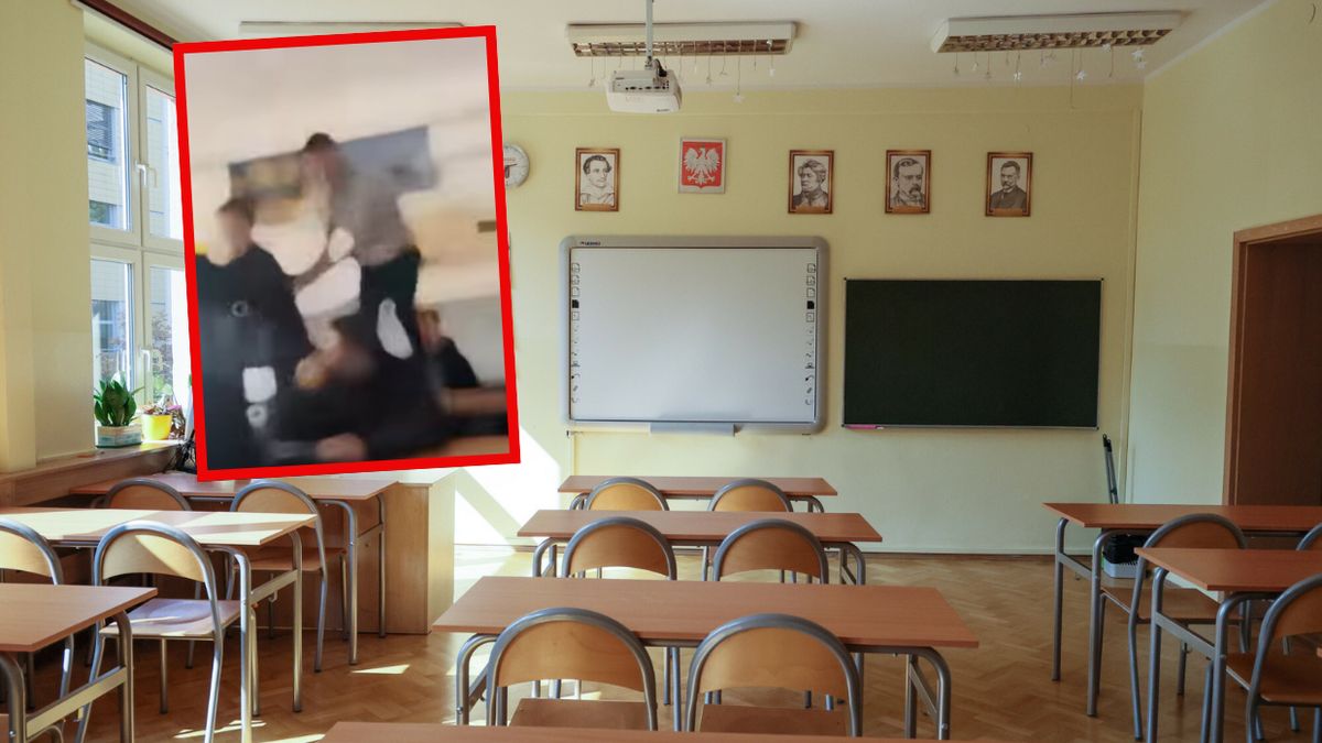 Bójka nauczyciela z uczniem. Zrzut ekranu Podkarpackie Lokalnie