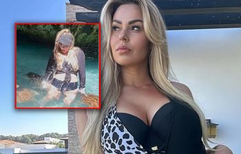 Gwiazda disco polo ugryziona przez żółwia. Pokazała ślady na pupie