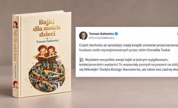 Sakiewicz promuje swoje bajki. Część dochodu dla "represjonowanych przez reżim Tuska"