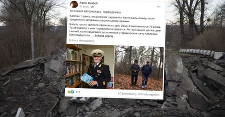 Bestialstwo Rosjan w Ukrainie. Torturowali 78-letniego pisarza