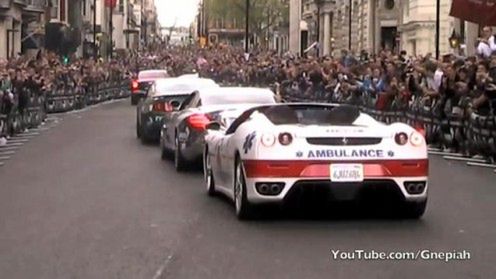 Parada aut wyścigu Gumball 3000