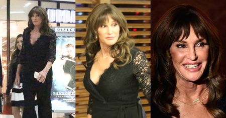 Wydekoltowana Caitlyn Jenner w czarnych koronkach (ZDJĘCIA)
