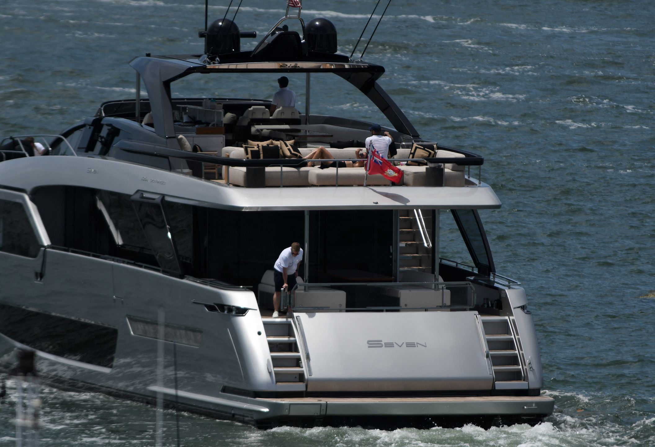 Beckhamowie na jachcie