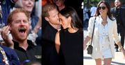 Meghan Markle rozdaje uśmiechy u boku Harry'ego podczas wizyty w Niemczech. Wybrała wyjątkowy TANI kombinezon z sieciówki (ZDJĘCIA)