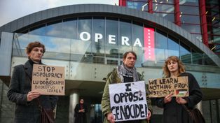 Protest w Operze Krakowskiej. Aktywiści przerwali spektakl