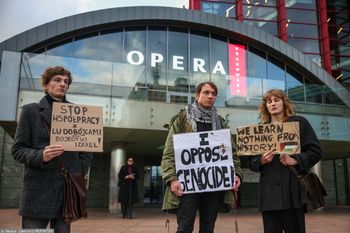 Protest w Operze Krakowskiej. Aktywiści przerwali spektakl