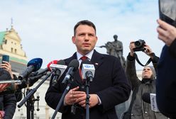 "Głupie". Mentzen wyszedł od Dudy i nawrzucał dziennikarce TVP