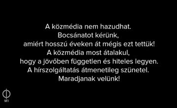 Na Węgrzech powtórka z TVP. Czarna plansza zamiast newsów