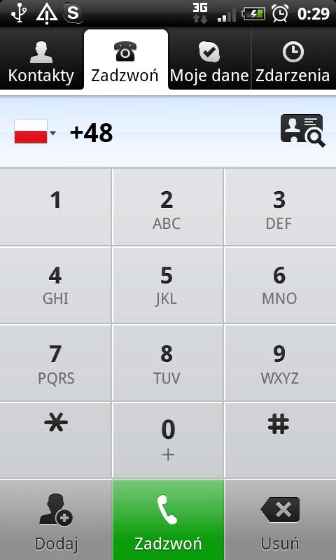 Skype dla Androida - test 2