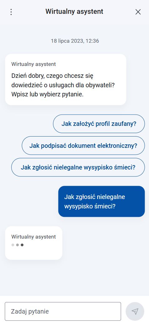 Tak będzie wyglądać rozmowa z AI w mObywatelu