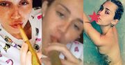 Miley Cyrus pali "WIELKIEGO skręta"! (FOTO)