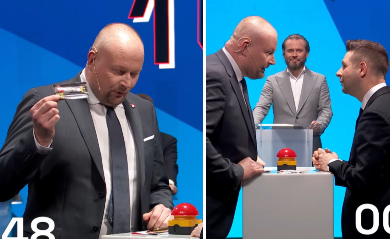 Zembaczyński nazwał Jakiego "dresem". Ten pytał go o kontynenty Kép