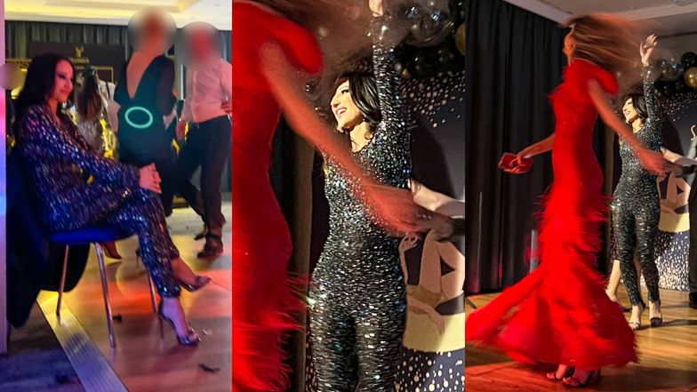 Justyna Steczkowska szaleje na sylwestrowej imprezie z synem i synową