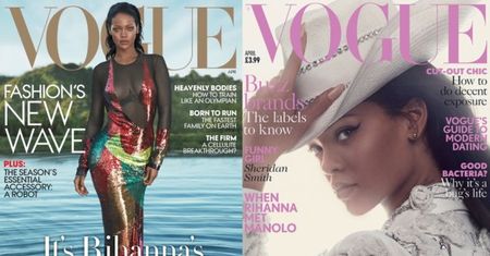 Rihanna na dwóch okładkach "Vogue'a"!
