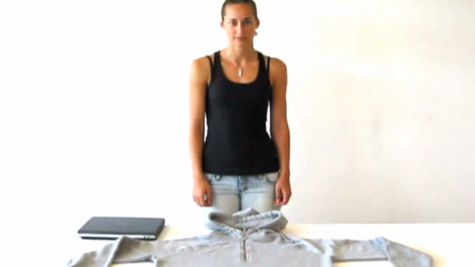 Użyj bluzy jako plecak na laptopa [wideo] 1
