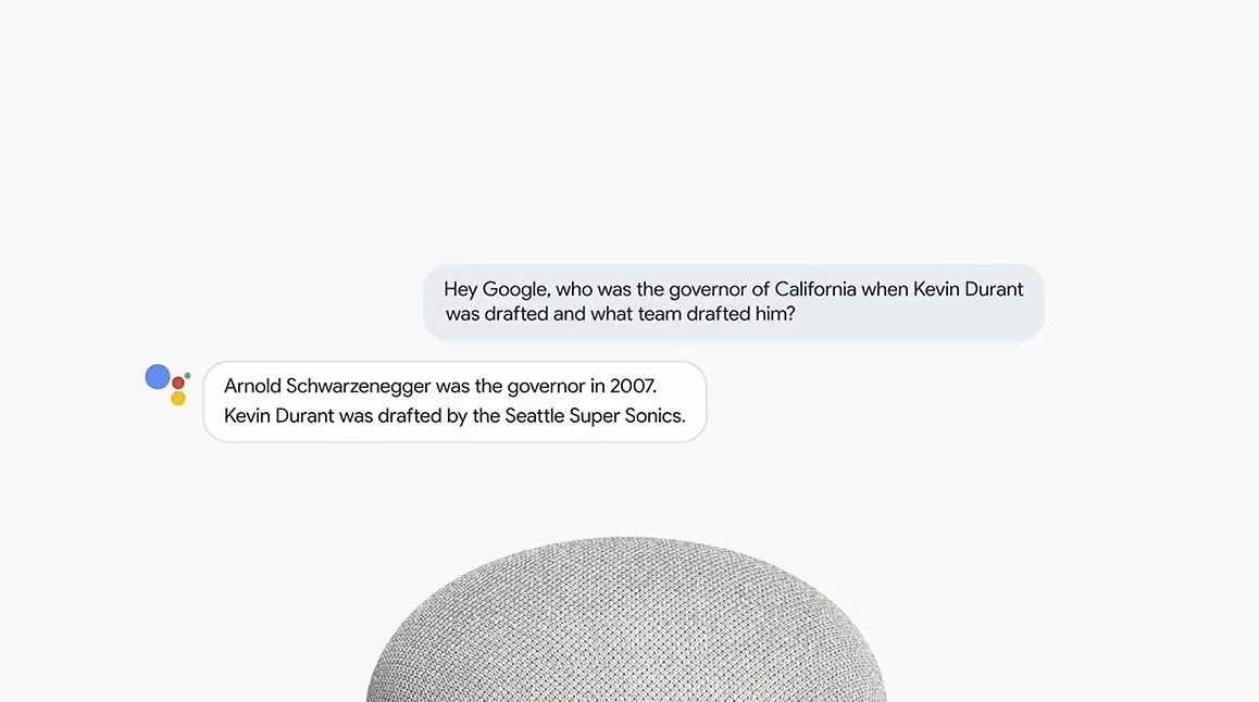 Asystent Google potrafi odpowiadać na skomplikowane pytania, źródło: prezentacja Google I/O 2018.