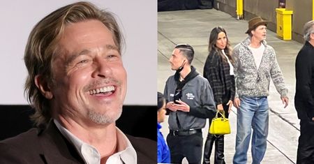Brad Pitt PRZYŁAPANY na schadzce z NOWĄ DZIEWCZYNĄ! Jest od niego młodsza o prawie 30 lat (ZDJĘCIA)
