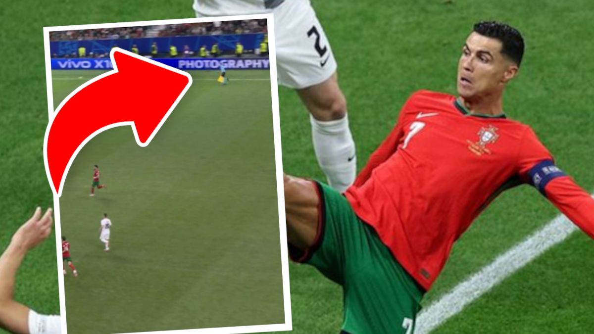 Kibice zauważyli, co robił sędzia w meczu Portugalii.