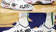 Turecki koszykarz zagrał mecz w butach Nike podpisanych „wykonane rękoma niewolników”