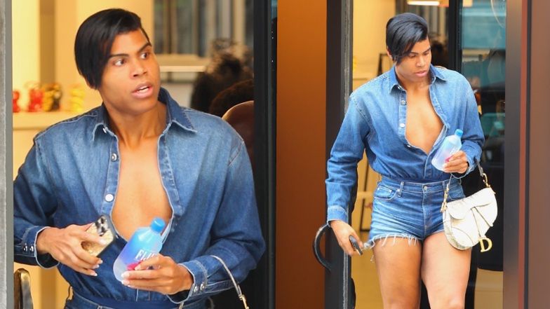 EJ Johnson w ULTRAKRÓTKICH spodenkach i modnych botkach oddaje się zakupom na Manhattanie (ZDJĘCIA)