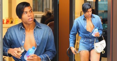 EJ Johnson w ULTRAKRÓTKICH spodenkach i modnych botkach oddaje się zakupom na Manhattanie (ZDJĘCIA)