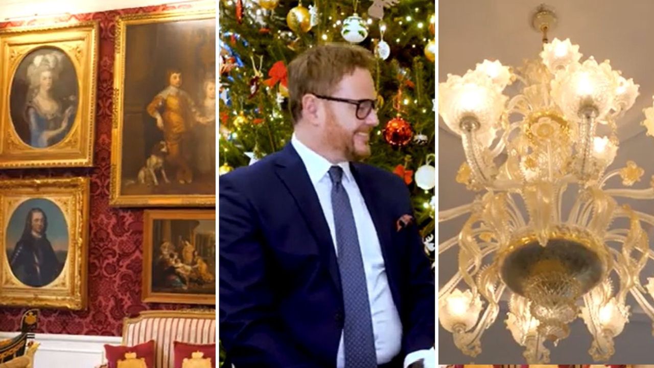 Ten pałac ma 3 tys. metrów kwadratowych! Książę Jan Lubomirski-Lanckoroński wpuścił nas do środka  [ZDJĘCIA I WIDEO]