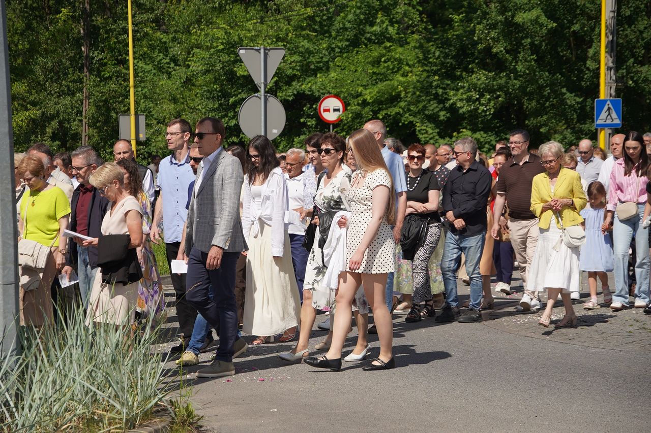 Boże Ciało, Procesja Parafia pw.  Św Rafała Kalinowskiego w Pile