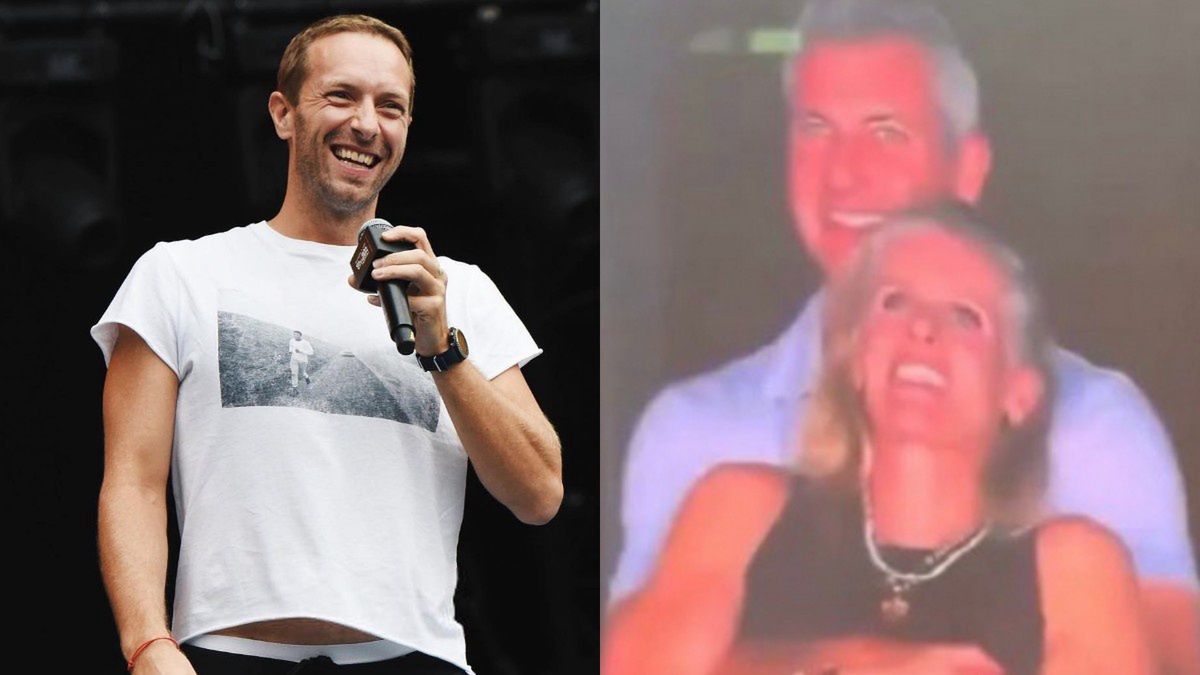 Chris Martin z Coldplay dowcipkuje ze skandalu na koncercie. "Jesteście PRAWDZIWĄ parą?"