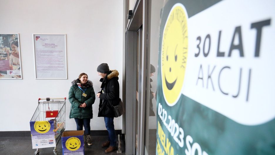 03.12.2023 LUBLIN 
 POMOZ DZIECIOM PRZETRWAC ZIME PDPZ DRY POMOC ZBIORKA RADIO LUBLIN DADOS CUGOWSKI PACZKI DARY PDPZ
 
 NZ 
 
 
 FOT.LUKASZ KACZANOWSKI/POLSKA PRESS