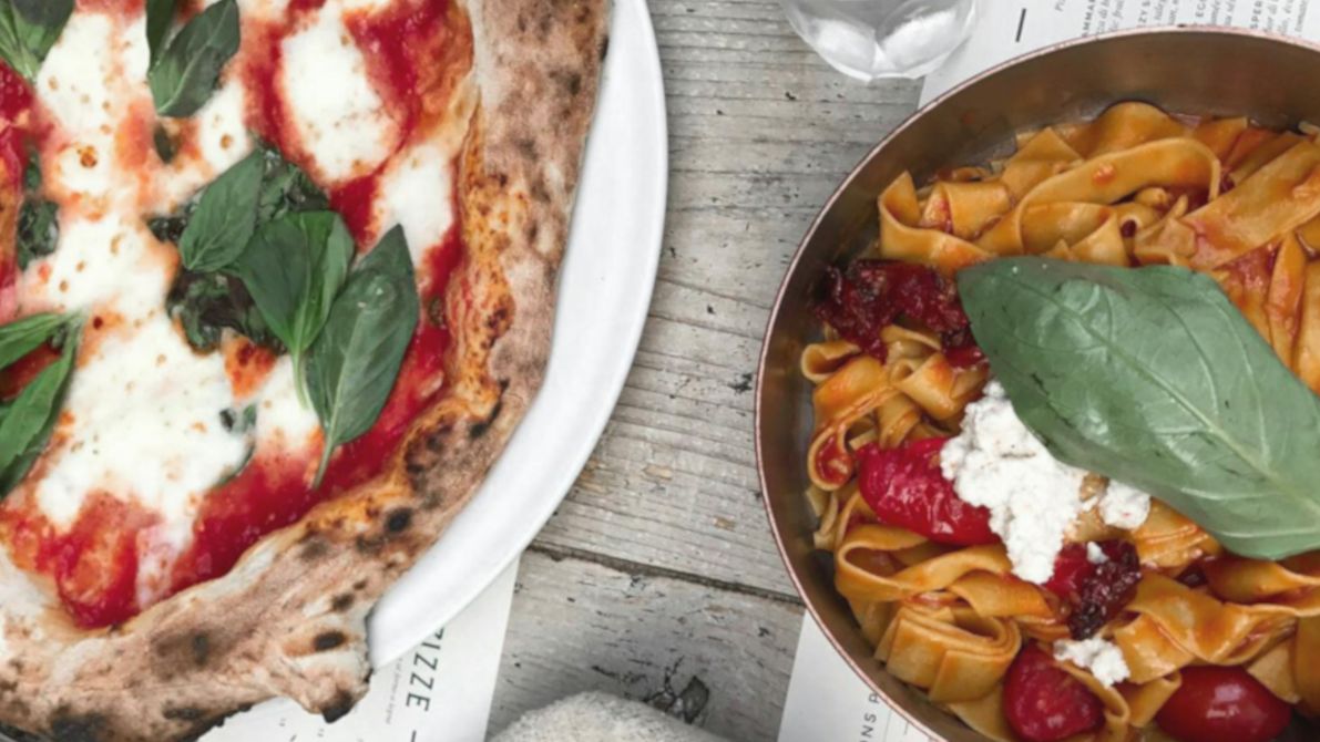 Pizza i makaron.