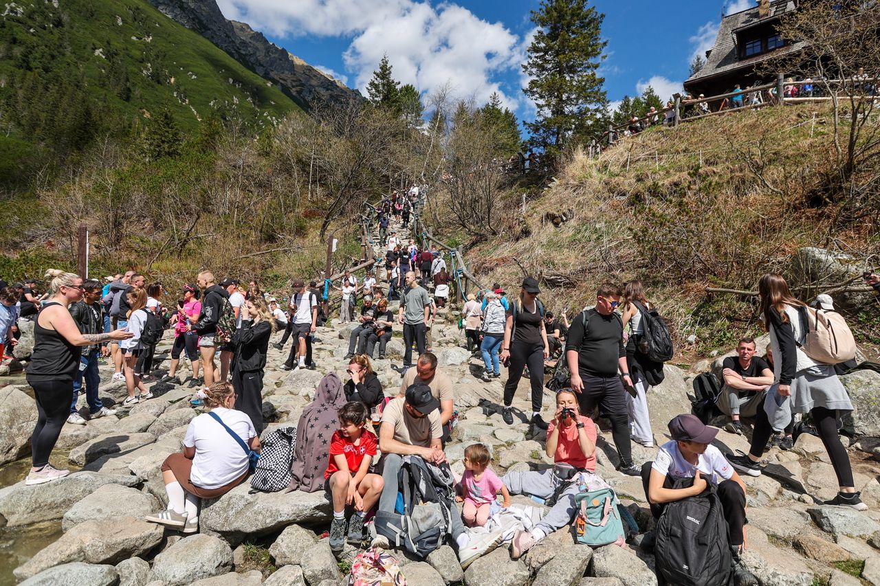 Tatry przyciągają coraz więcej turystów. Rekordowy początek roku