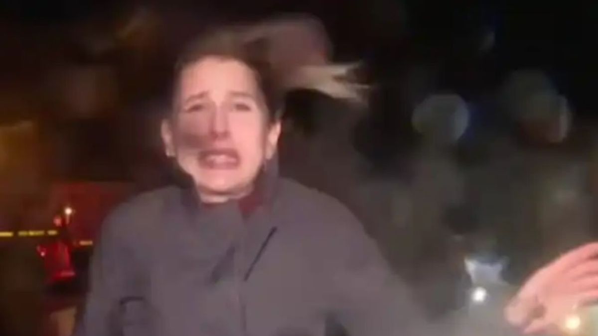 Rosyjska propagandystka została niemal "zdmuchnięta" 