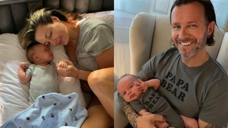 Małgorzata Rozenek i Radosław Majdan chwalą się rodzinnym porankiem z Heniem