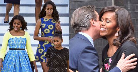 Michelle Obama przyleciała do Wielkiej Brytanii (ZDJĘCIA)
