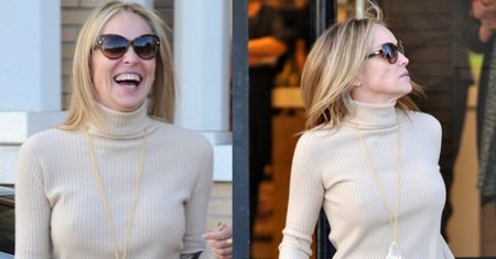 Sharon Stone też bez stanika!