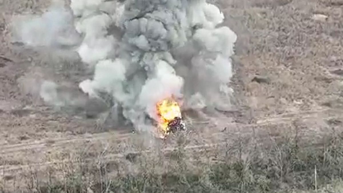 Rosyjski czołg T-90M został efektownie zniszczony na froncie