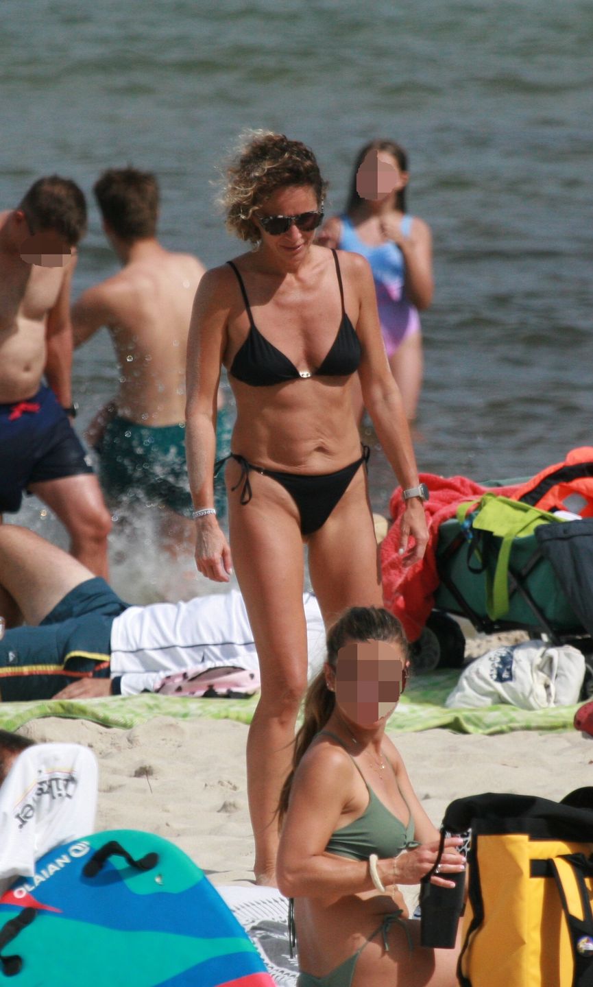 Rodzinne wakacje Moniki Mrozowskiej w Chałupach