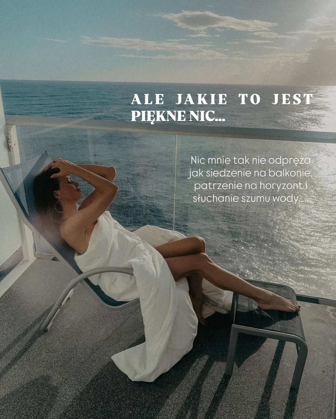 Anna Wnedzikowska na urlopie