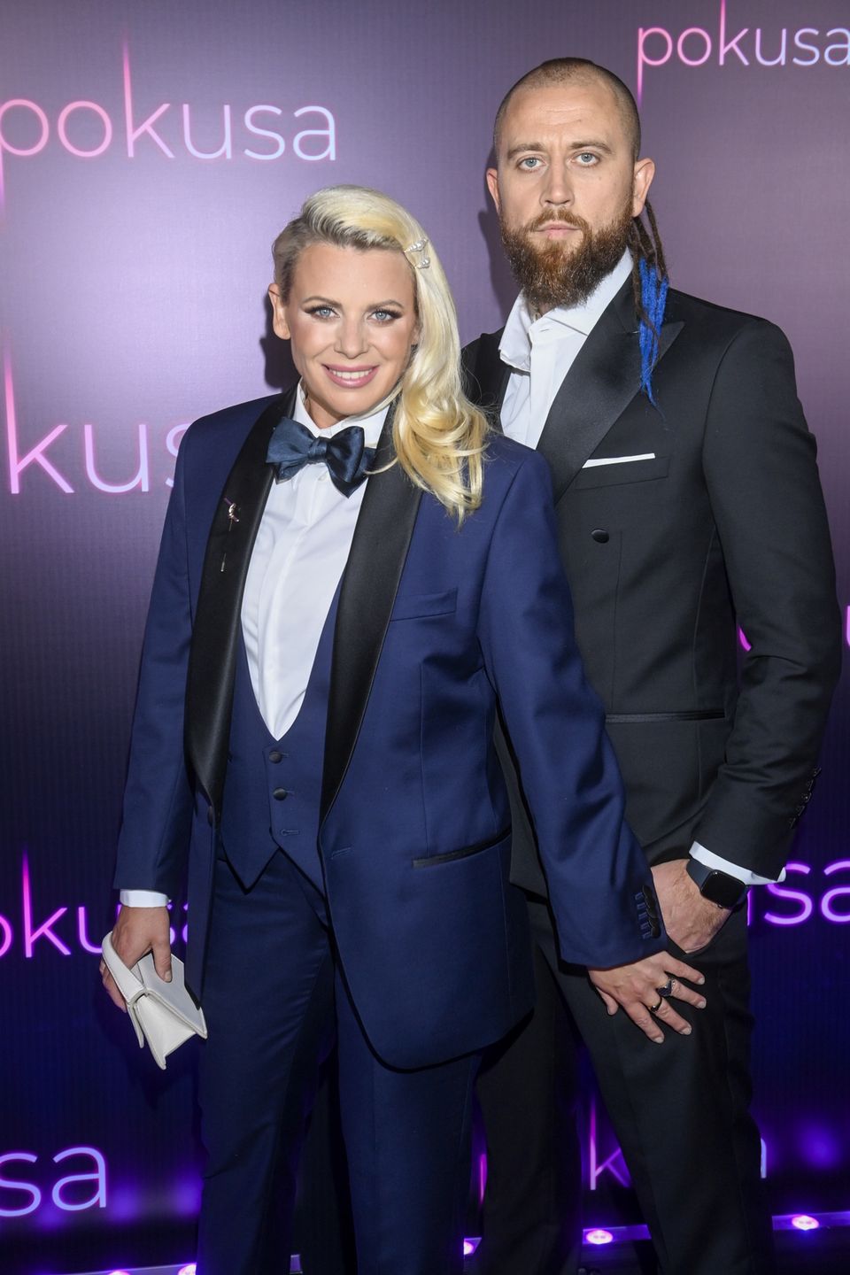 Premiera filmu "Pokusa". Maria Sadowska zabrała męża na ściankę (ZDJĘCIA)