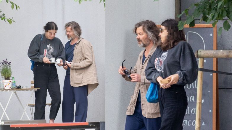 Jacek Braciak z tajemniczą znajomą