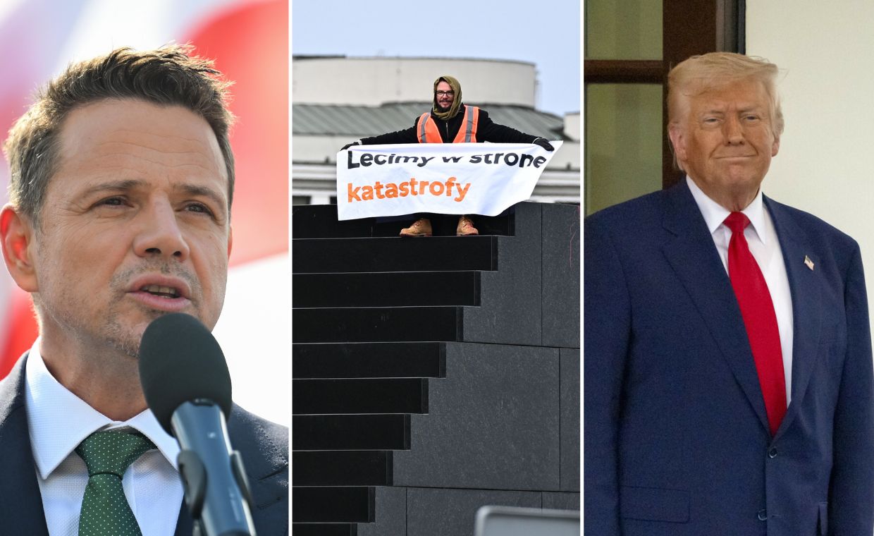 Trzaskowski zaprasza Nawrockiego, aktywista na pomniku, a USA traci cierpliwość. Co wydarzyło się w środę?