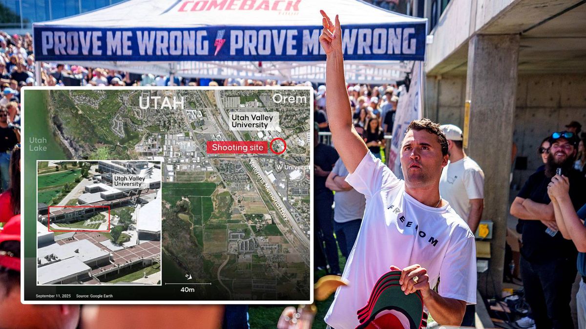 Charlie Kirk chwilę przed śmiertelnym postrzeleniem